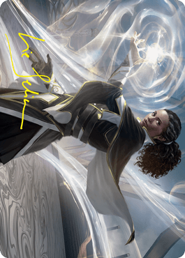 Clever Lumimancer Art Card (Gold-Stamped Signature) [Strixhaven: School of Mages Art Series] - Rocket TCG
