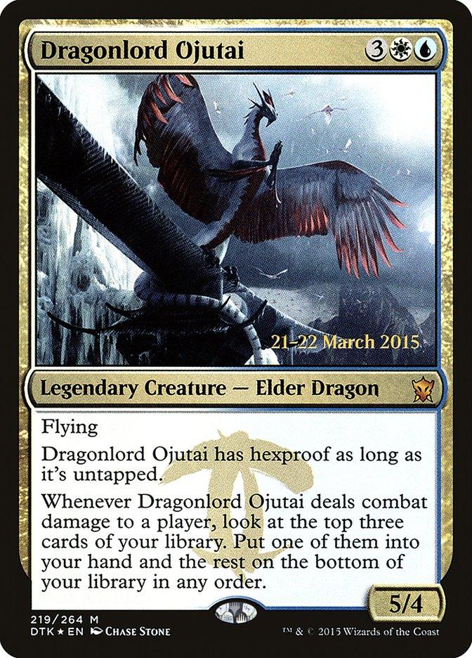 Dragonlord Ojutai [Dragons of Tarkir Prerelease Promos] - Rocket TCG