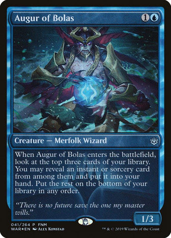 Augur of Bolas (FNM) [War of the Spark Promos] - Rocket TCG