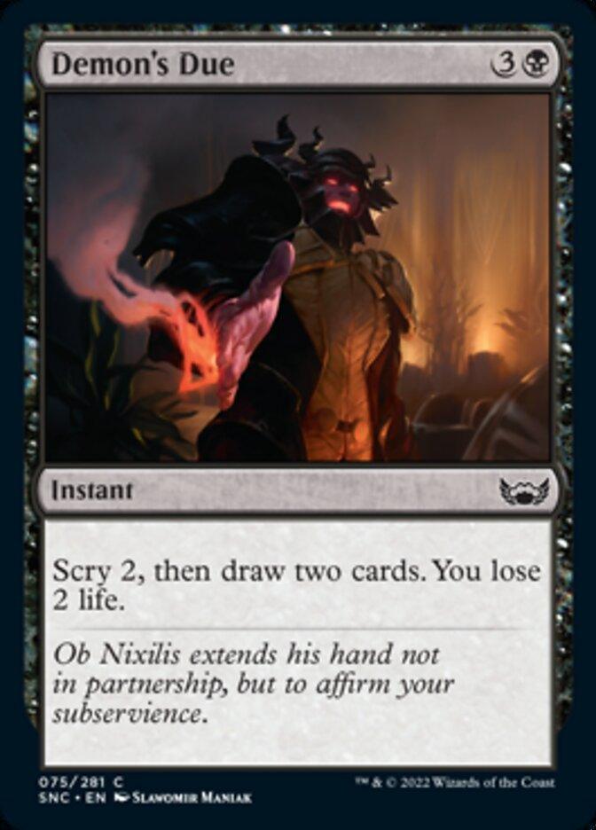 Demon's Due [Streets of New Capenna] - Rocket TCG
