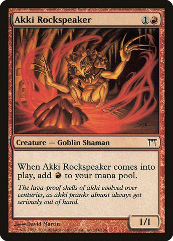 Akki Rockspeaker [Champions of Kamigawa] - Rocket TCG