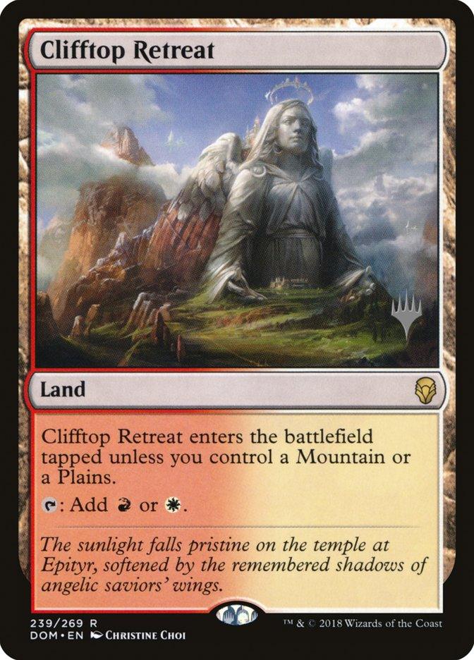 Clifftop Retreat (Promo Pack) [Dominaria Promos] - Rocket TCG