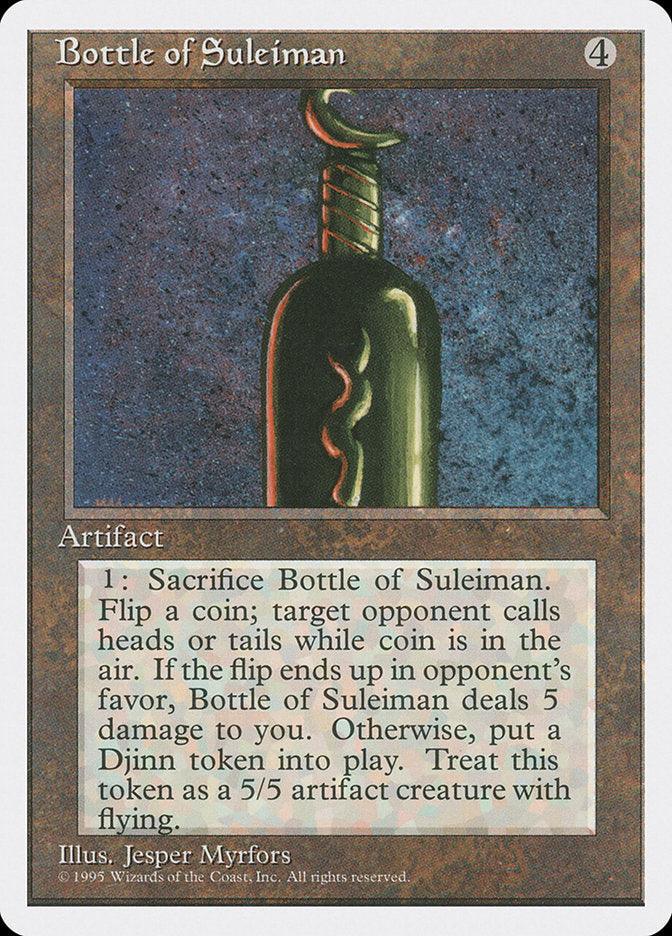 Bottle of Suleiman [Fourth Edition] - Rocket TCG
