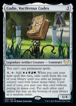 Codie, Vociferous Codex [Strixhaven: School of Mages] - Rocket TCG