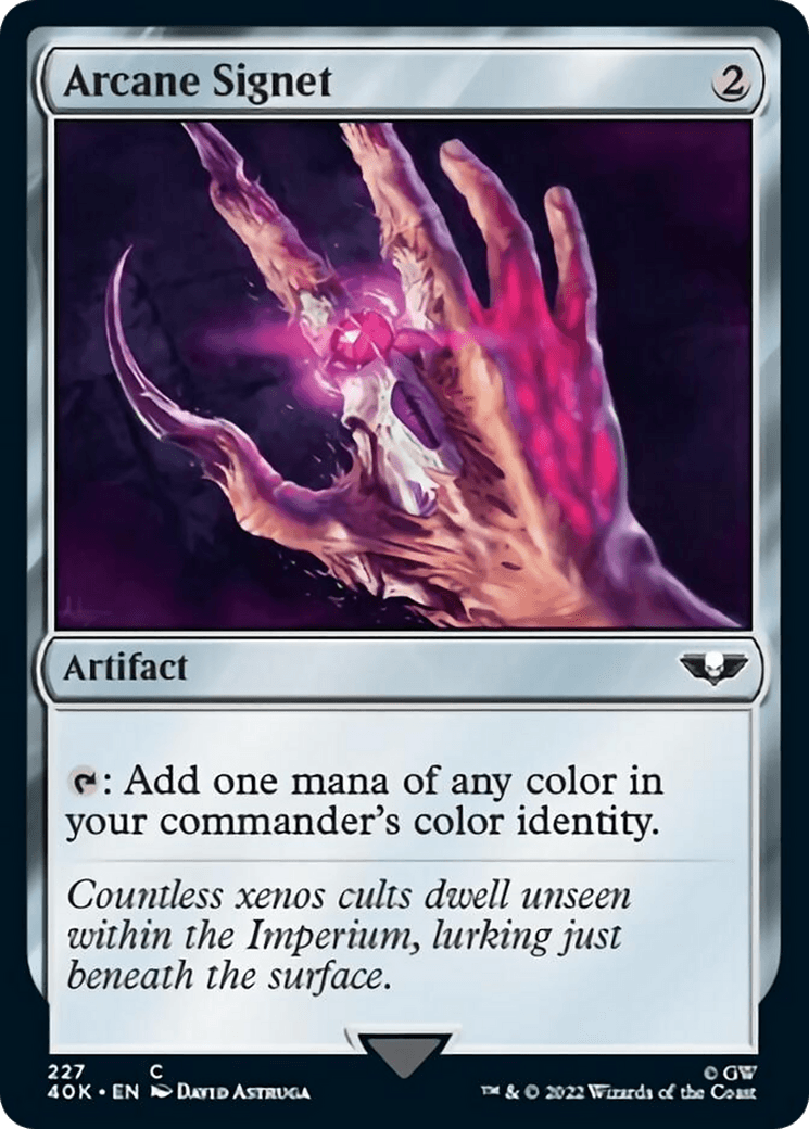 Arcane Signet (227) [Universes Beyond: Warhammer 40,000] - Rocket TCG