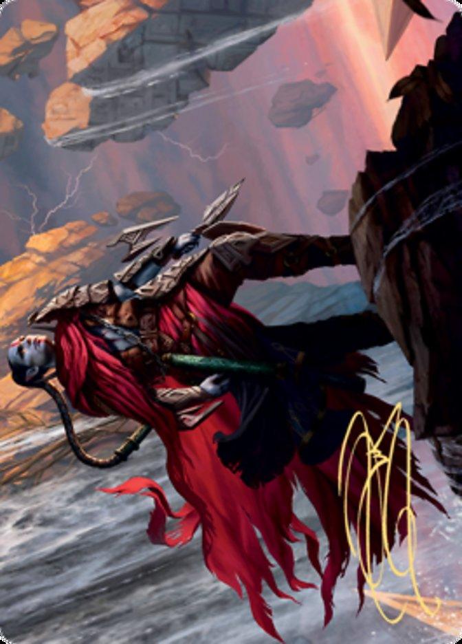 Anowon, the Ruin Thief Art Card (Gold-Stamped Signature) [Zendikar Rising Art Series] - Rocket TCG