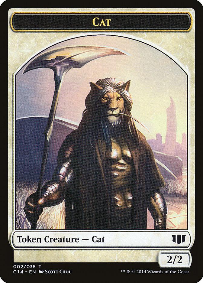 Angel // Cat Double-sided Token [Commander 2014 Tokens] - Rocket TCG