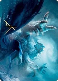 Cyclone Summoner Art Card (Gold-Stamped Signature) [Kaldheim Art Series] - Rocket TCG