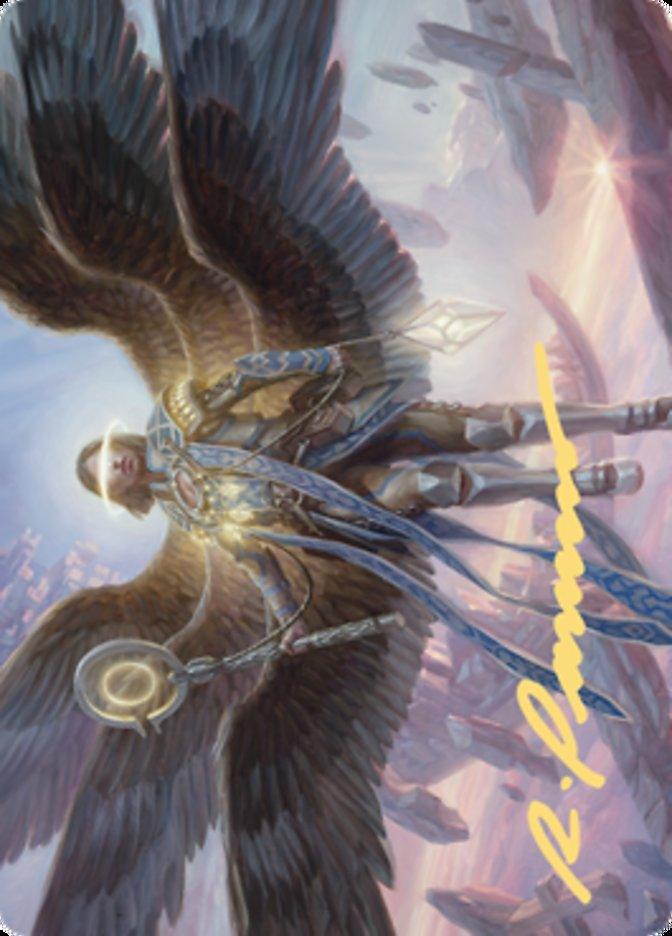 Angel of Destiny Art Card (Gold-Stamped Signature) [Zendikar Rising Art Series] - Rocket TCG
