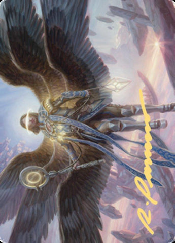 Angel of Destiny Art Card (Gold-Stamped Signature) [Zendikar Rising Art Series] - Rocket TCG