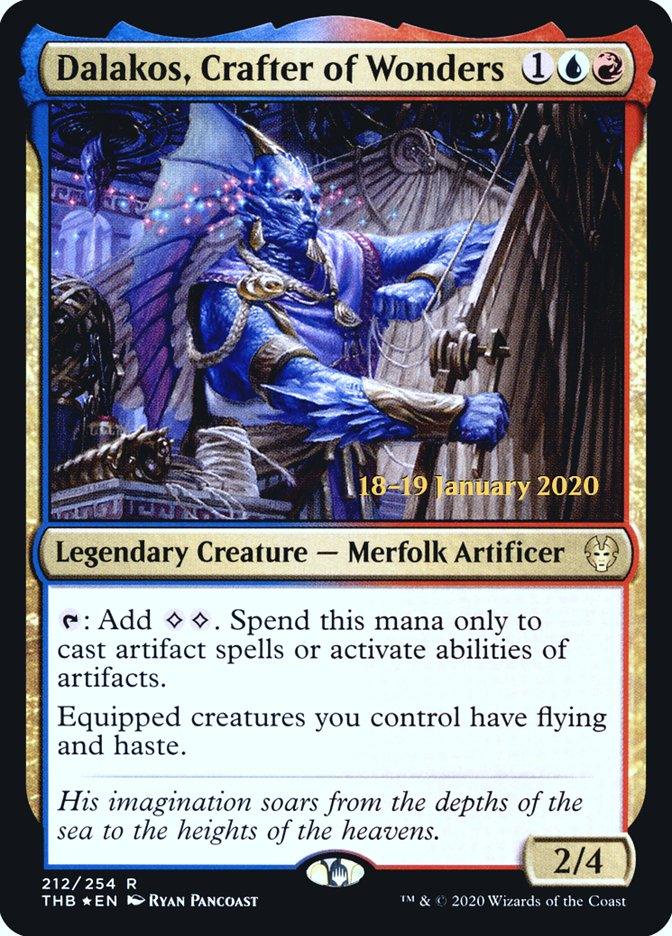 Dalakos, Crafter of Wonders [Theros Beyond Death Prerelease Promos] - Rocket TCG