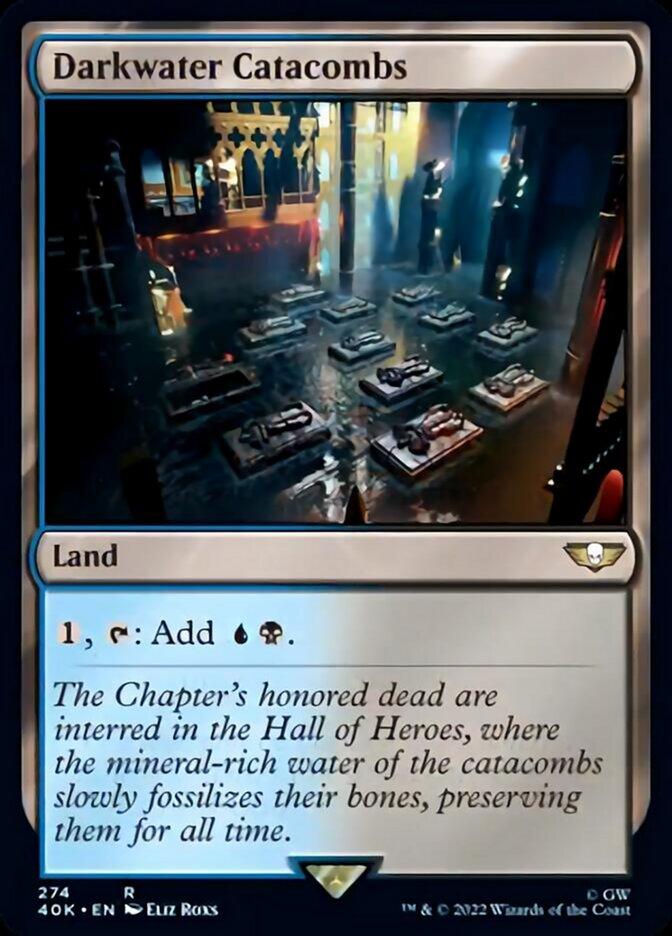 Darkwater Catacombs [Universes Beyond: Warhammer 40,000] - Rocket TCG
