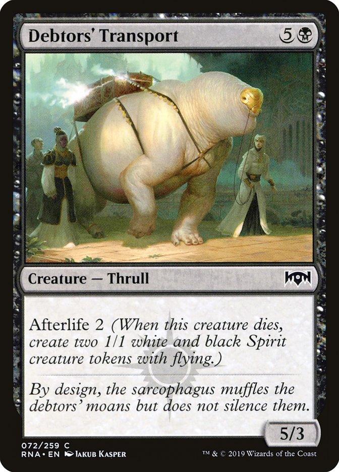 Debtors' Transport [Ravnica Allegiance] - Rocket TCG