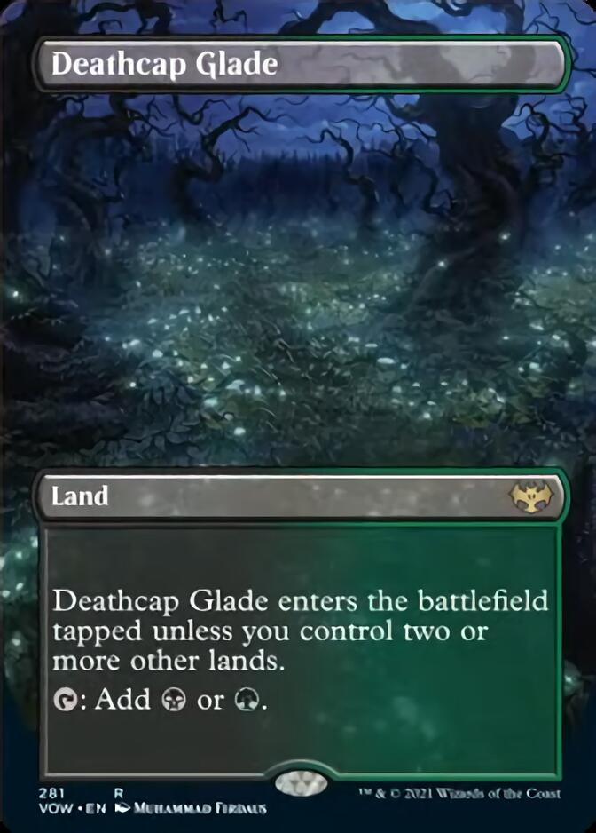 Deathcap Glade (Borderless Alternate Art) [Innistrad: Crimson Vow] - Rocket TCG
