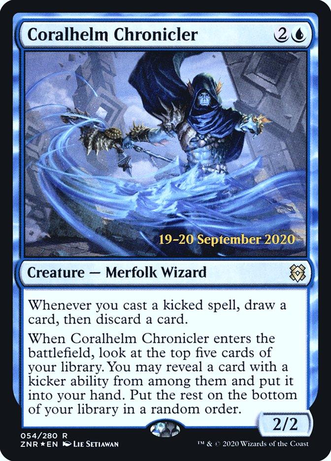 Coralhelm Chronicler [Zendikar Rising Prerelease Promos] - Rocket TCG