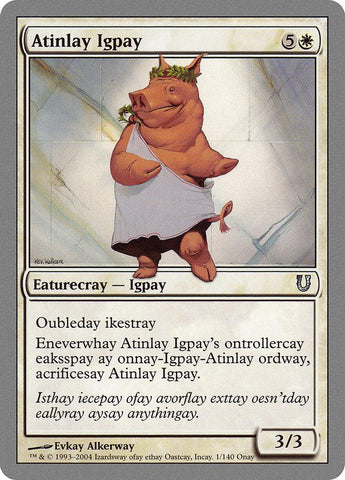 Atinlay Igpay [Unhinged] - Rocket TCG
