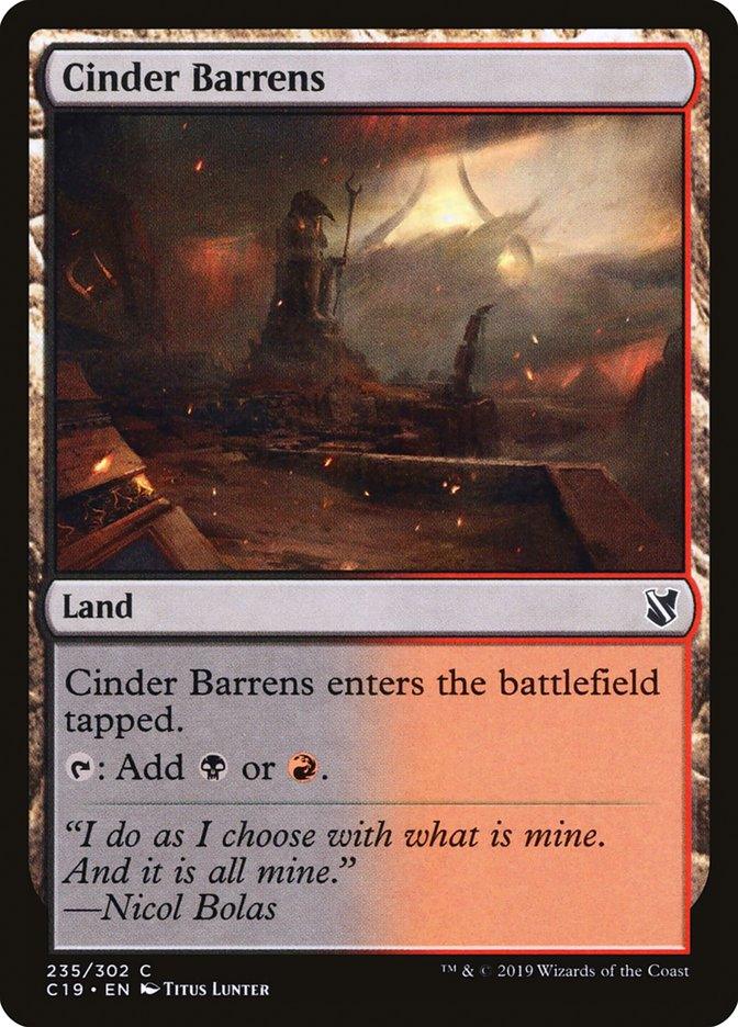 Cinder Barrens [Commander 2019] - Rocket TCG