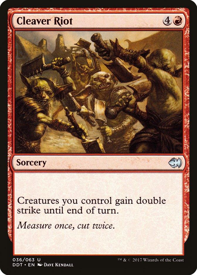 Cleaver Riot [Duel Decks: Merfolk vs. Goblins] - Rocket TCG