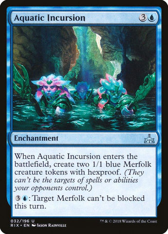 Aquatic Incursion [Rivals of Ixalan] - Rocket TCG