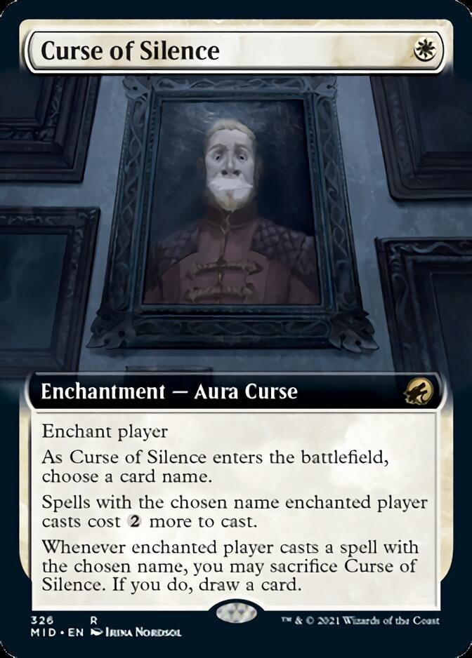 Curse of Silence (Extended Art) [Innistrad: Midnight Hunt] - Rocket TCG