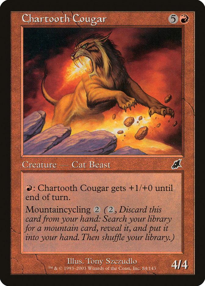 Chartooth Cougar [Scourge] - Rocket TCG