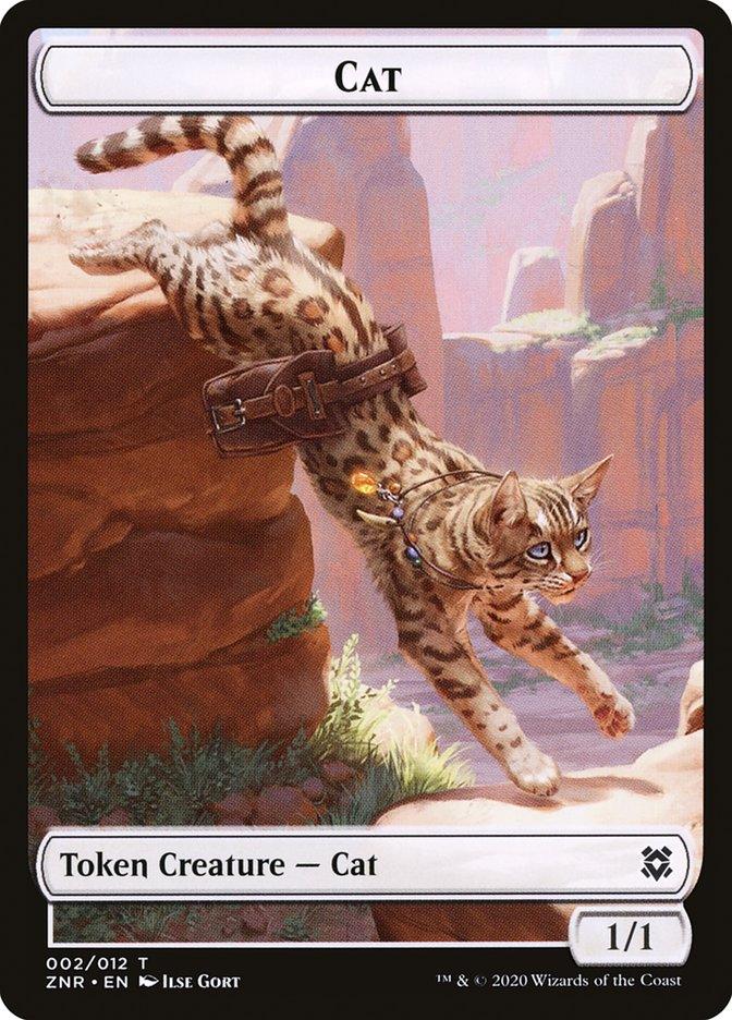 Cat Token [Zendikar Rising Tokens] - Rocket TCG
