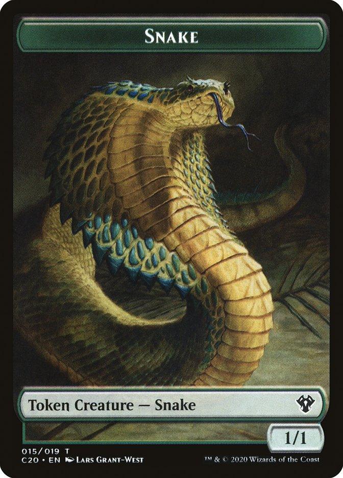Beast (010) // Snake Double-sided Token [Commander 2020 Tokens] - Rocket TCG