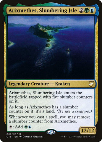Arixmethes, Slumbering Isle [Commander 2018] - Rocket TCG