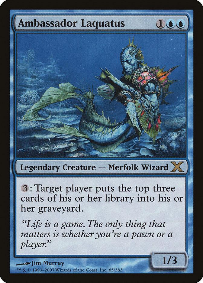 Ambassador Laquatus [Tenth Edition] - Rocket TCG
