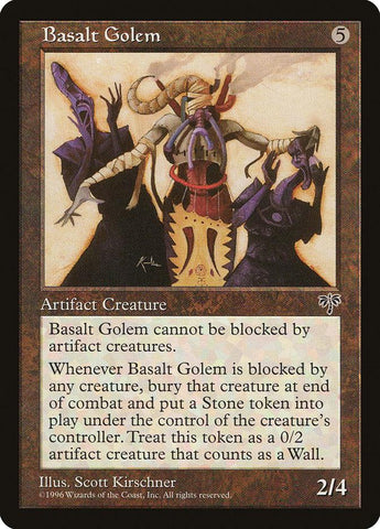 Basalt Golem [Mirage] - Rocket TCG