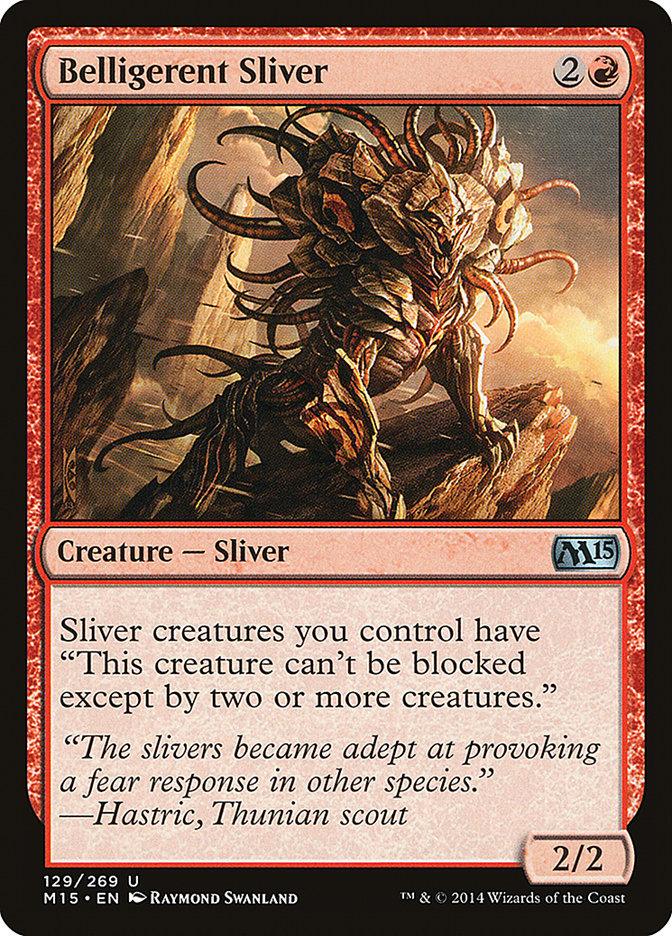 Belligerent Sliver [Magic 2015] - Rocket TCG