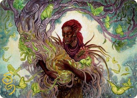 Circle of Dreams Druid Art Card (Gold-Stamped Signature) [Dungeons & Dragons: Adventures in the Forgotten Realms Art Series] - Rocket TCG