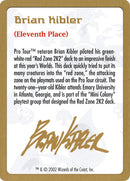 Brian Kibler Bio [World Championship Decks 2002] - Rocket TCG