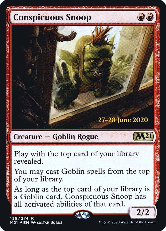 Conspicuous Snoop [Core Set 2021 Prerelease Promos] - Rocket TCG