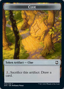 Clue // Goblin Double-sided Token [Dungeons & Dragons: Adventures in the Forgotten Realms Commander Tokens] - Rocket TCG