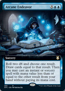 Arcane Endeavor (Extended Art) [Dungeons & Dragons: Adventures in the Forgotten Realms Commander] - Rocket TCG