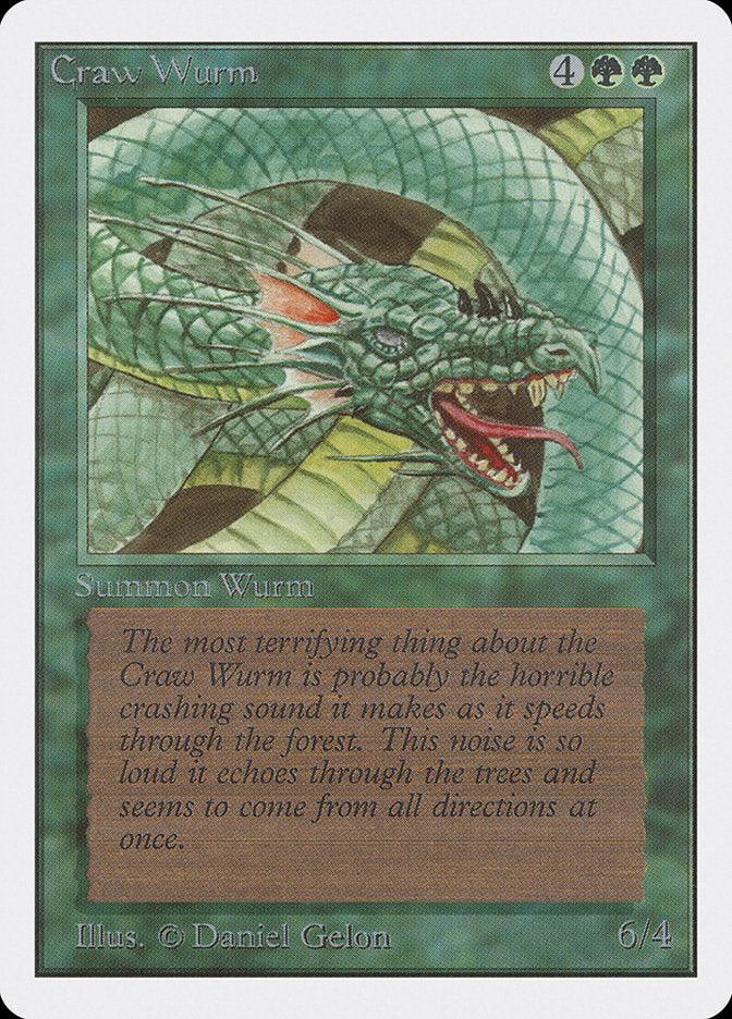 Craw Wurm [Unlimited Edition] - Rocket TCG