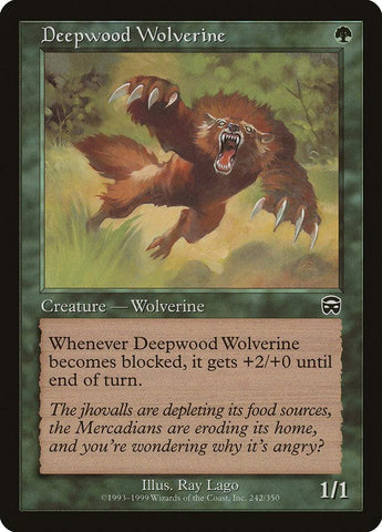 Deepwood Wolverine [Mercadian Masques] - Rocket TCG