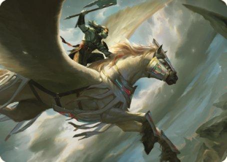 Cleaving Skyrider Art Card [Dominaria United Art Series] - Rocket TCG