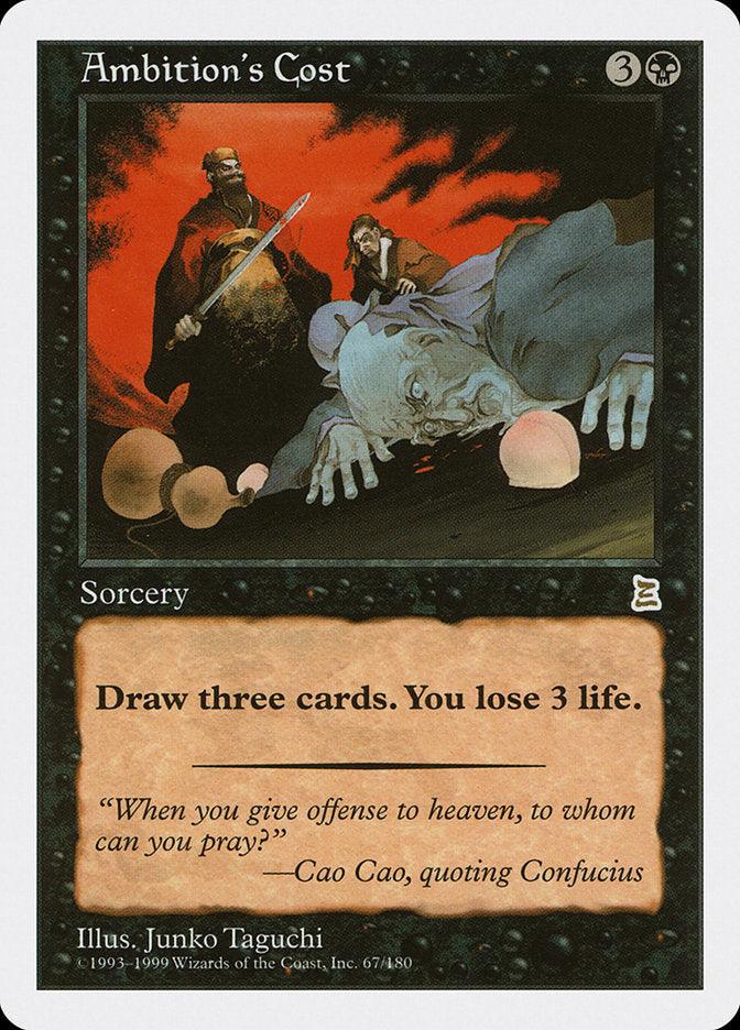 Ambition's Cost [Portal Three Kingdoms] - Rocket TCG
