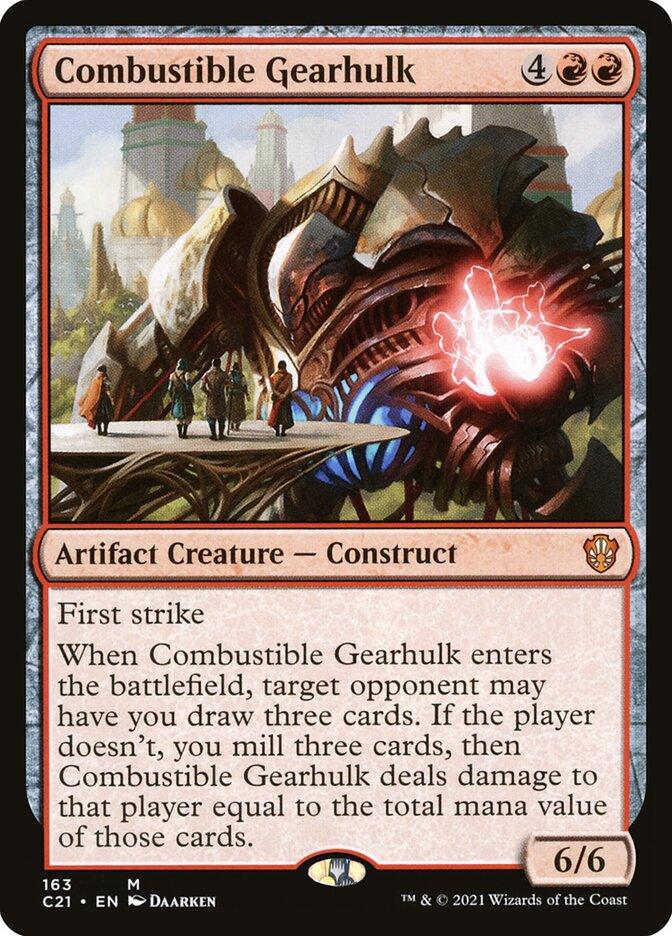 Combustible Gearhulk [Commander 2021] - Rocket TCG
