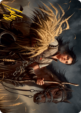 Ambitious Farmhand Art Card (Gold-Stamped Signature) [Innistrad: Midnight Hunt Art Series] - Rocket TCG