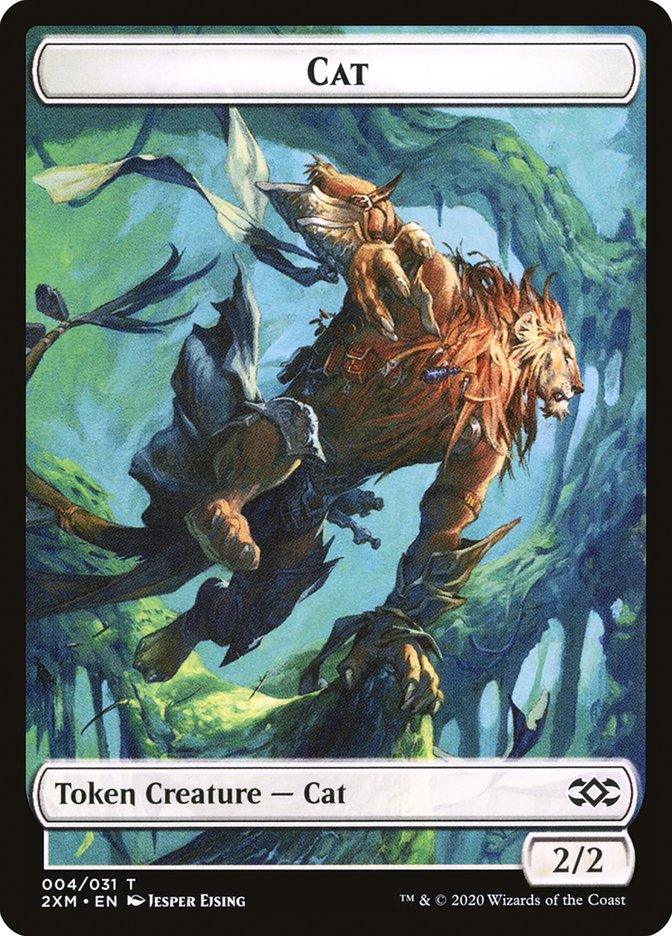 Angel // Cat Double-sided Token [Double Masters Tokens] - Rocket TCG