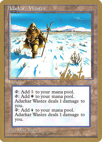 Adarkar Wastes (Michael Loconto) [Pro Tour Collector Set] - Rocket TCG