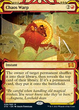 Chaos Warp (Foil Etched) [Strixhaven: School of Mages Mystical Archive] - Rocket TCG