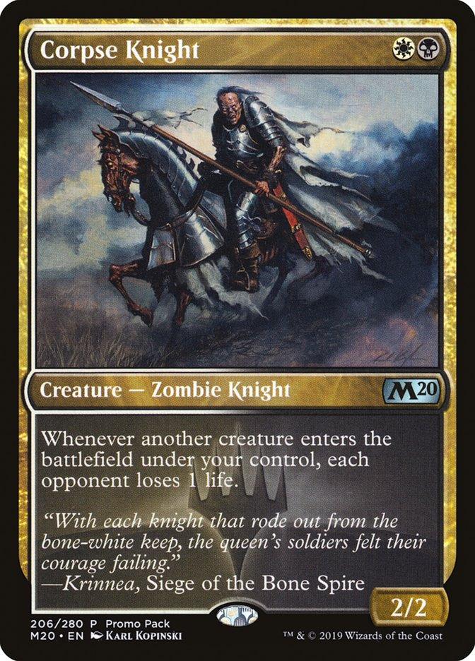 Corpse Knight (Promo Pack) [Core Set 2020 Promos] - Rocket TCG