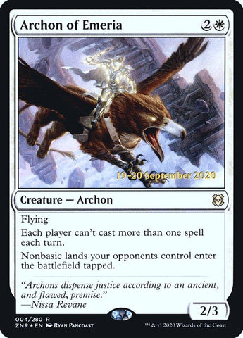 Archon of Emeria [Zendikar Rising Prerelease Promos] - Rocket TCG