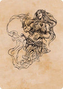 Djinni Windseer (Showcase) Art Card [Dungeons & Dragons: Adventures in the Forgotten Realms Art Series] - Rocket TCG
