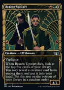Brazen Upstart (Showcase Golden Age Gilded Foil) [Streets of New Capenna] - Rocket TCG