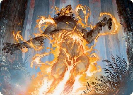 Burn the Accursed Art Card [Innistrad: Midnight Hunt Art Series] - Rocket TCG